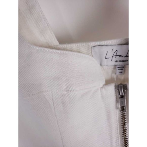 L'Academie Charmine Twill Front Zip Belted Dress - Picture 6 of 8